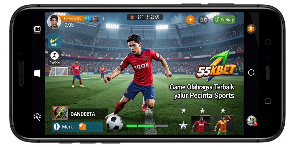 Gameplay seru di 55KBET menunjukkan keseruan olahraga.
