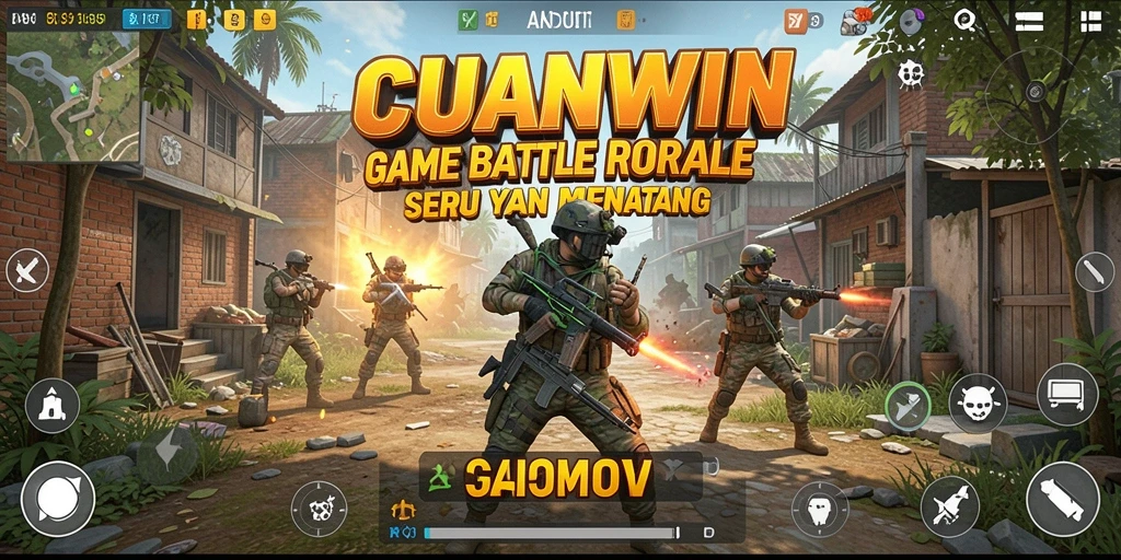 Gambar menunjukkan gameplay seru dalam CUANWIN dengan aksi bertahan hidup yang mendebarkan.