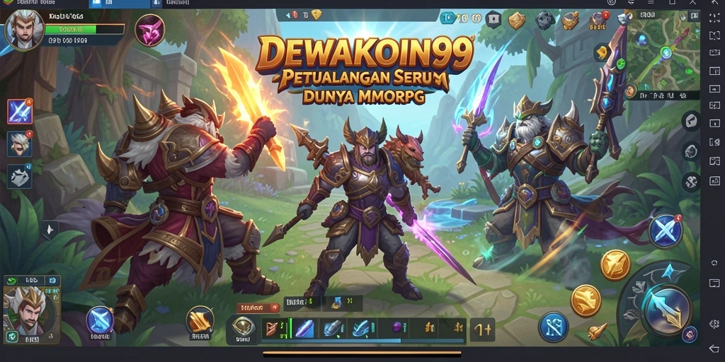 Tampilan gameplay menakjubkan di DEWAKOIN99 dengan aksi seru.