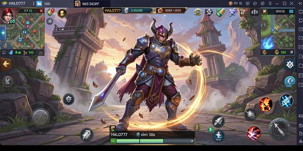 Tampilan gameplay HALO777 yang menarik dan strategis.
