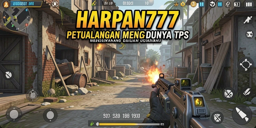 Screenshot menunjukkan aksi seru dan karakter yang berjuang dalam <strong>HARAPAN777</strong>.