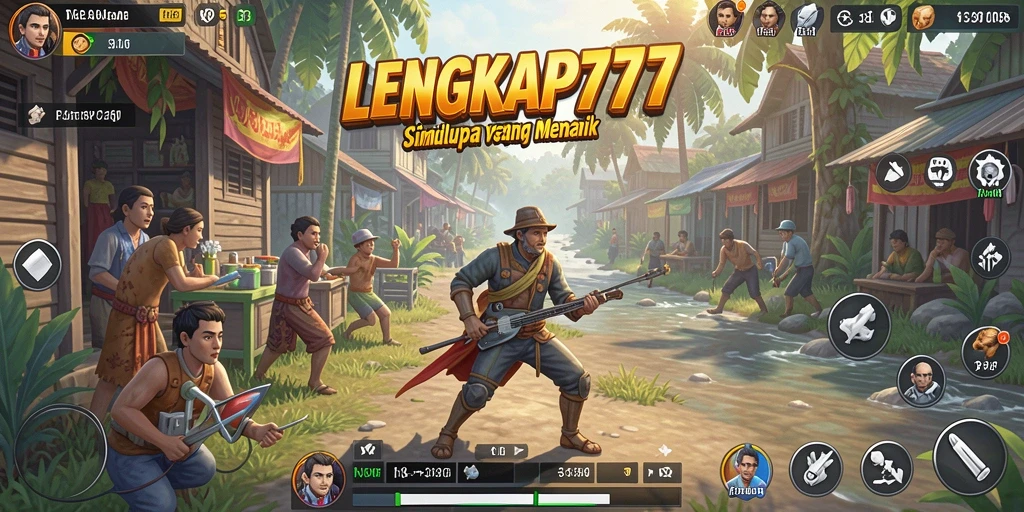 Tampilan gameplay simulasi yang menarik dan interaktif.