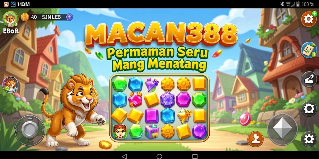 Tampilan gameplay seru dan menantang di MACAN388.