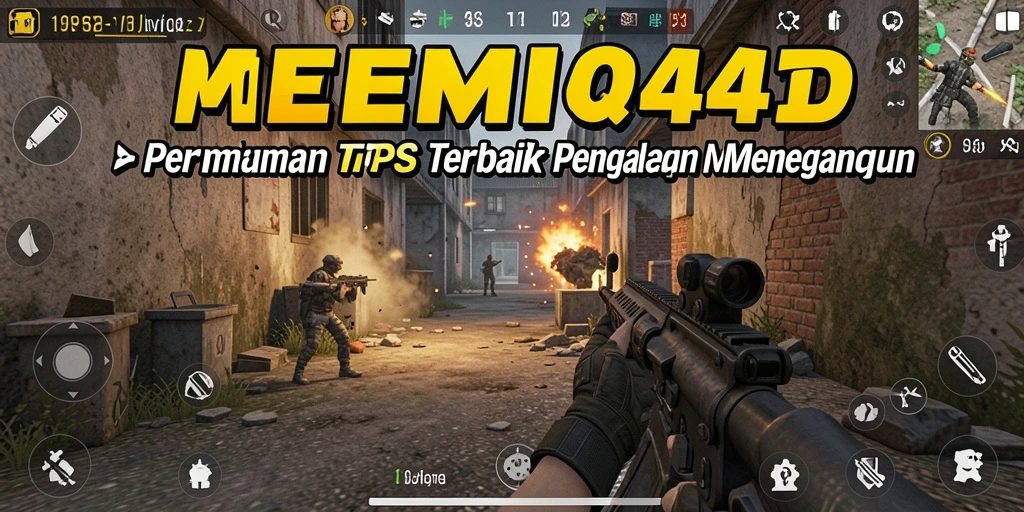 Tampilan aksion seru dalam gameplay MEME4D sebagai TPS.