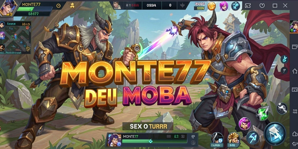 Gameplay menarik dari MONTE77 dengan aksi MOBA yang seru.