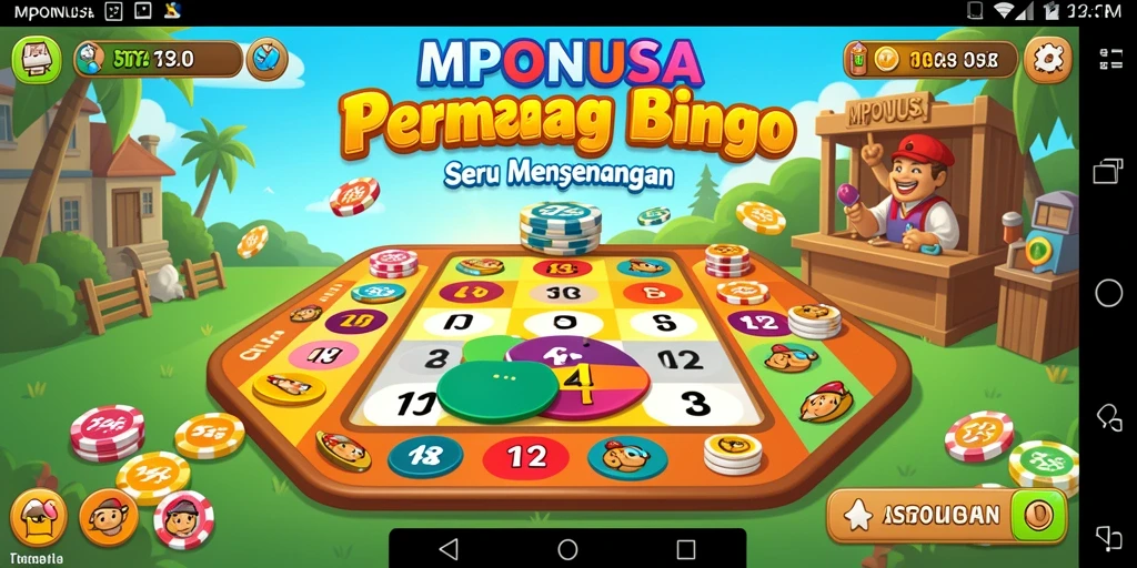 Tampilan gameplay MPONUSA yang menyenangkan dan interaktif.