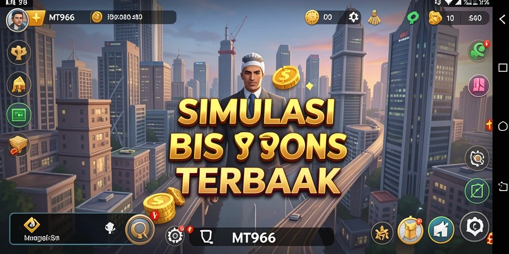 Screenshot MT966 menampilkan momen seru saat mengelola bisnis Tycoon.