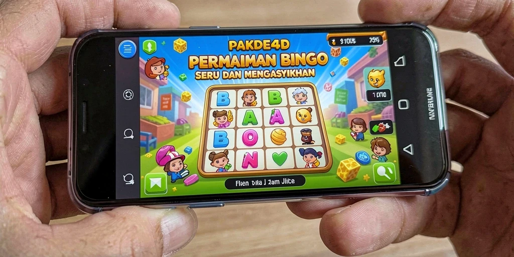 Tampilan gameplay seru dari PAKDE4D yang menampilkan keseruan bermain Bingo.