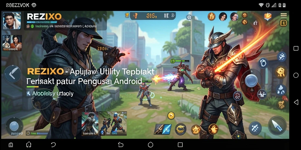 Tampilan antarmuka utama REZIXO yang ramah pengguna dan intuitif.
