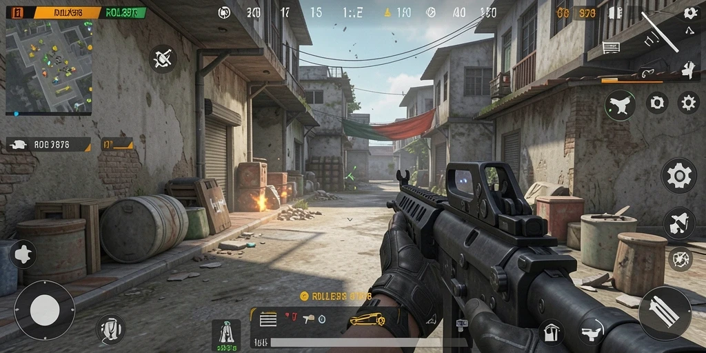 Screenshot utama dari gameplay menegangkan ROLEX878.