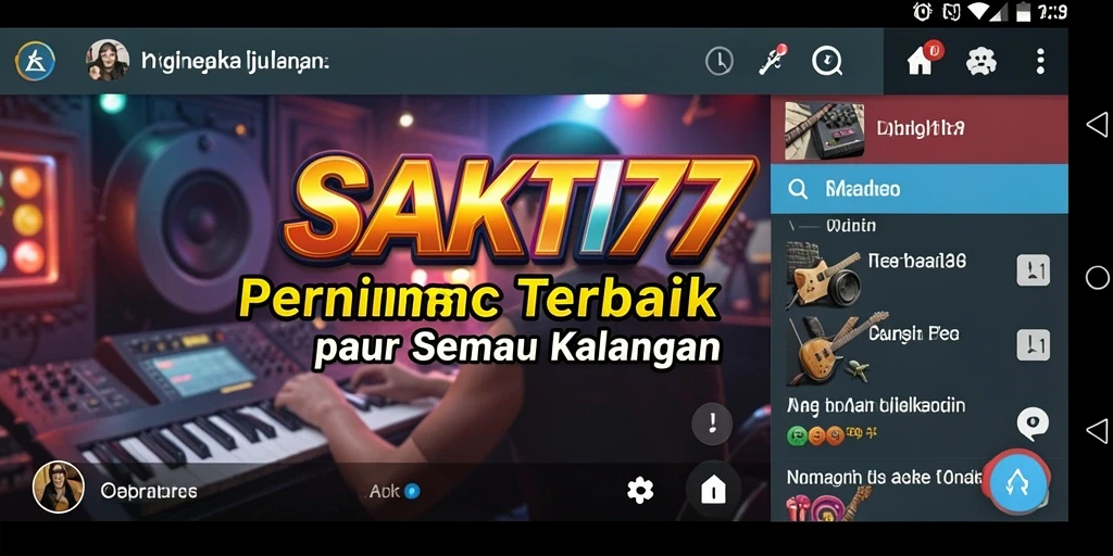 Tampilan gameplay SAKTI77 yang seru dan interaktif.