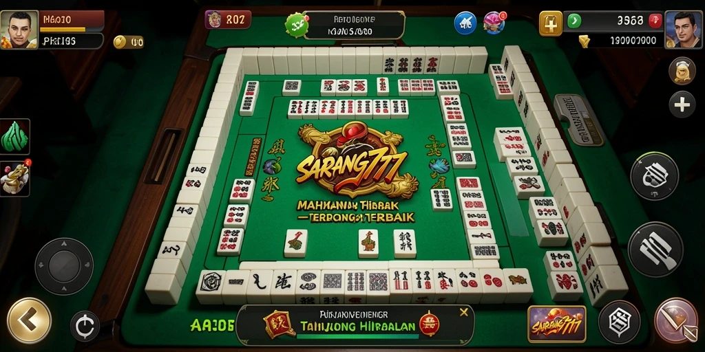 Tampilan menarik dari gameplay Mahjong yang mengasyikkan di SARANG777.