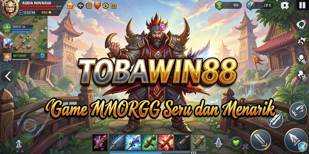 Tampilan gameplay epik di TOBAWIN88 dengan grafis menakjubkan.