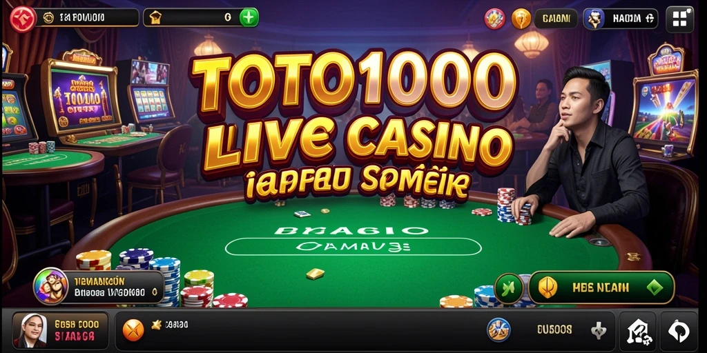 Gameplay menarik di TOTO1000 dengan dealer langsung.