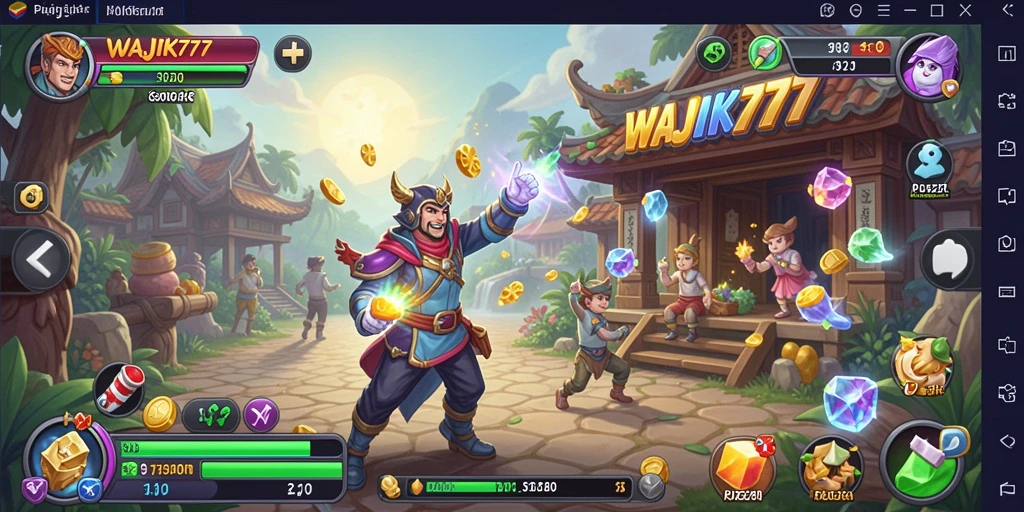 Gameplay seru WAJIK777 dengan tantangan puzzle yang menarik.