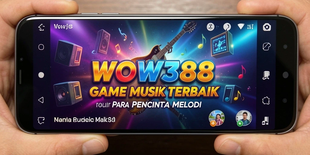 Tangkapan layar WOW388 menampilkan gameplay musik yang menarik.
